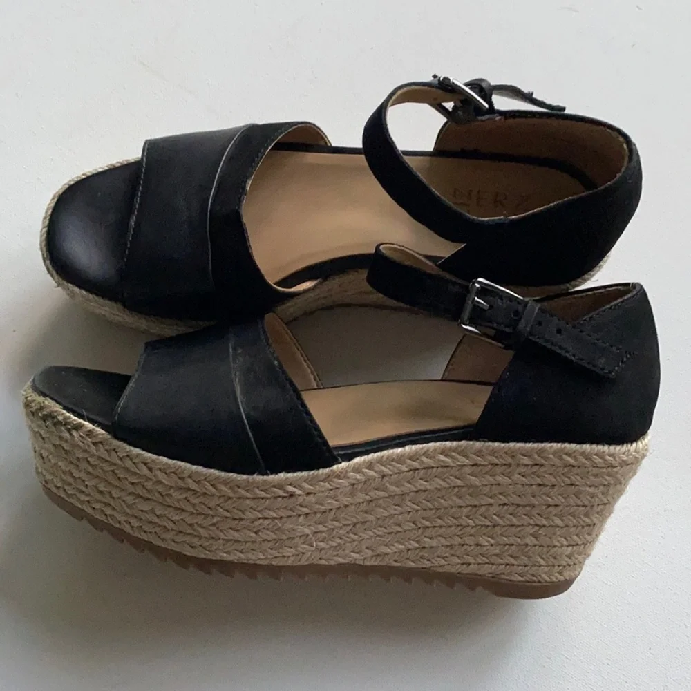 Naturalizer Opal Black Espadrilles Sandals‎ Women's, Size 6M